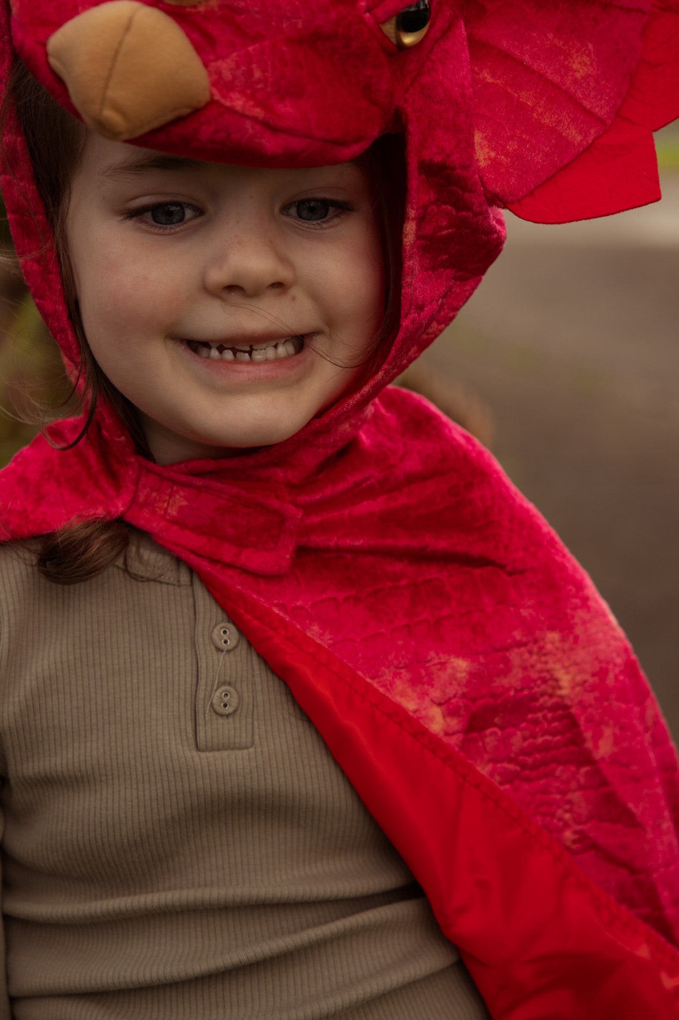 Triceratops Hooded Cape