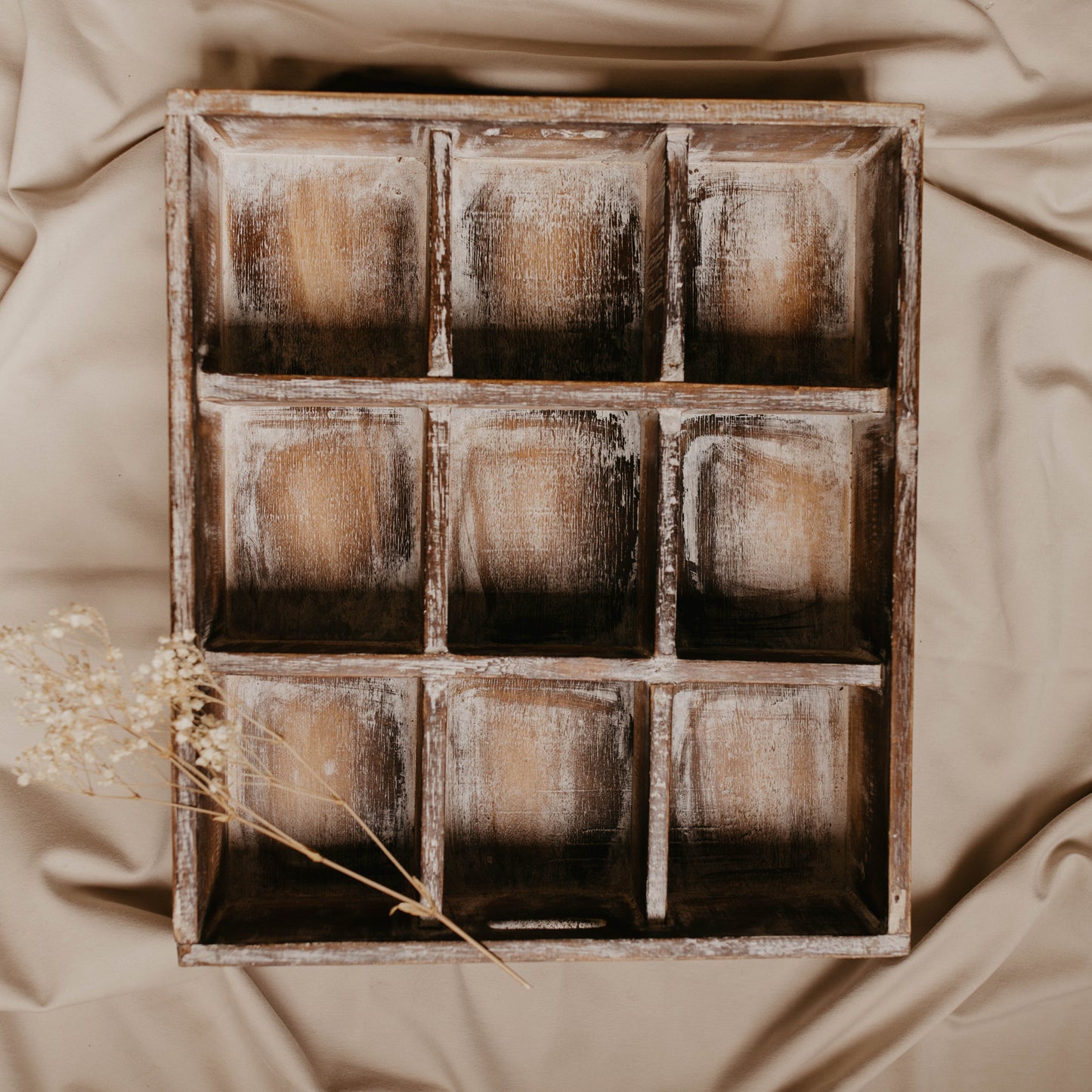 Wooden Sorting Crate