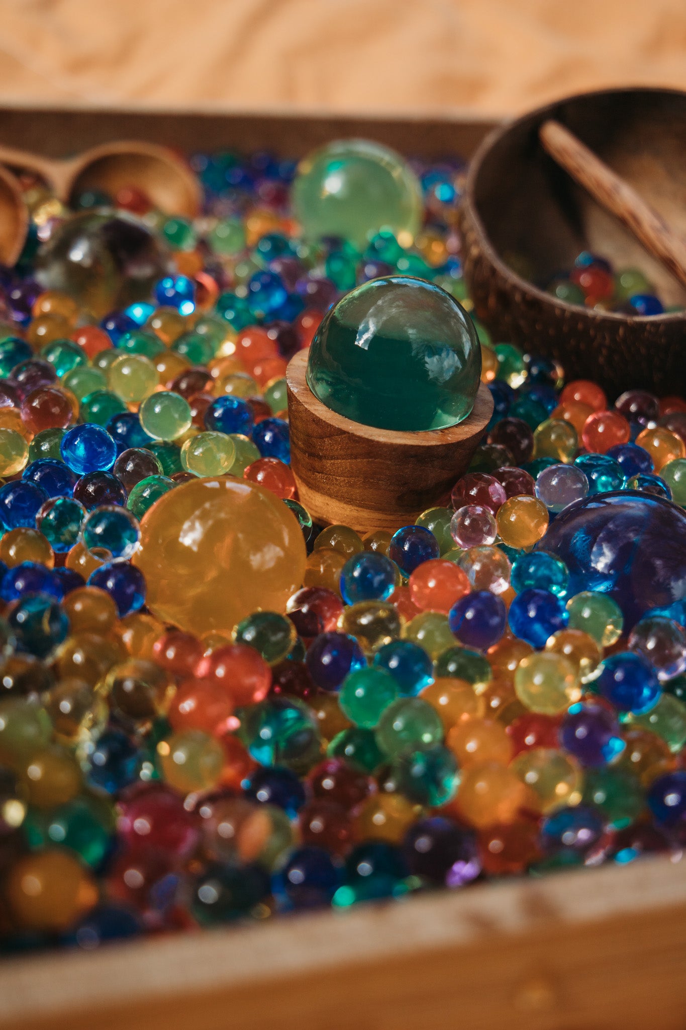 Water on sale beads art