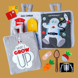 When I Grow Up Fabric Activity Book